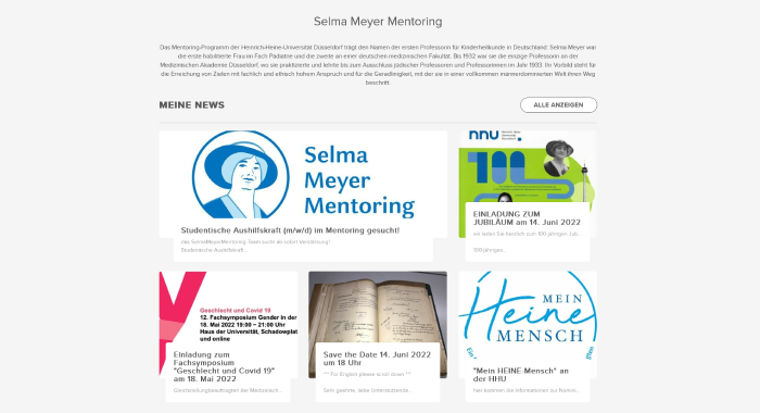 SelmaMeyerMentoring_Matching-Plattform