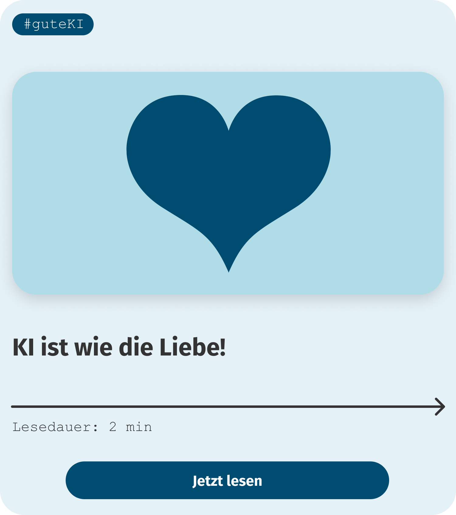 KI ist wie die Liebe! KI ist wie die Liebe!