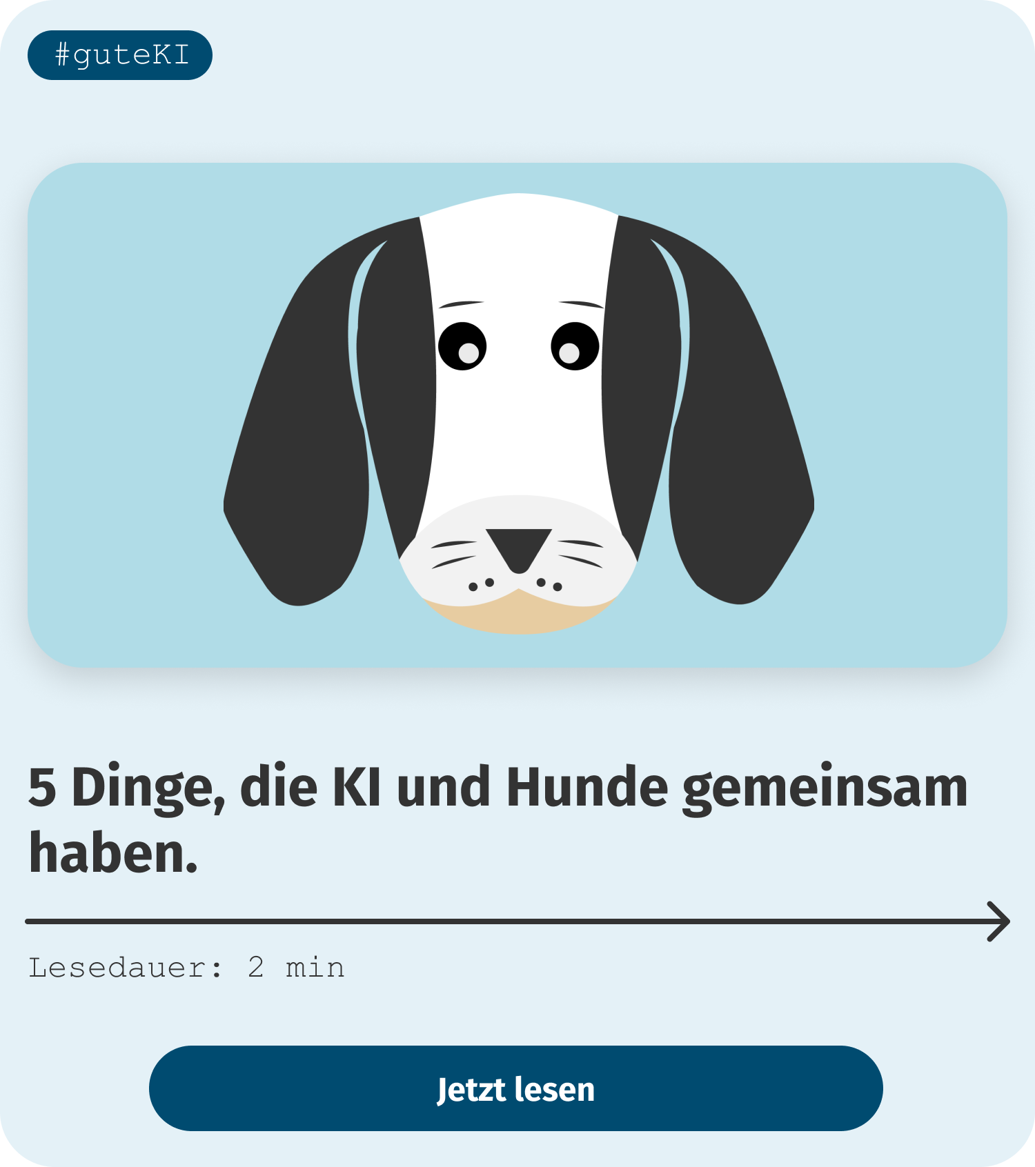5 Dinge, die KI und Hunde gemeinsam
haben. 5 Dinge, die KI und Hunde gemeinsam
haben.