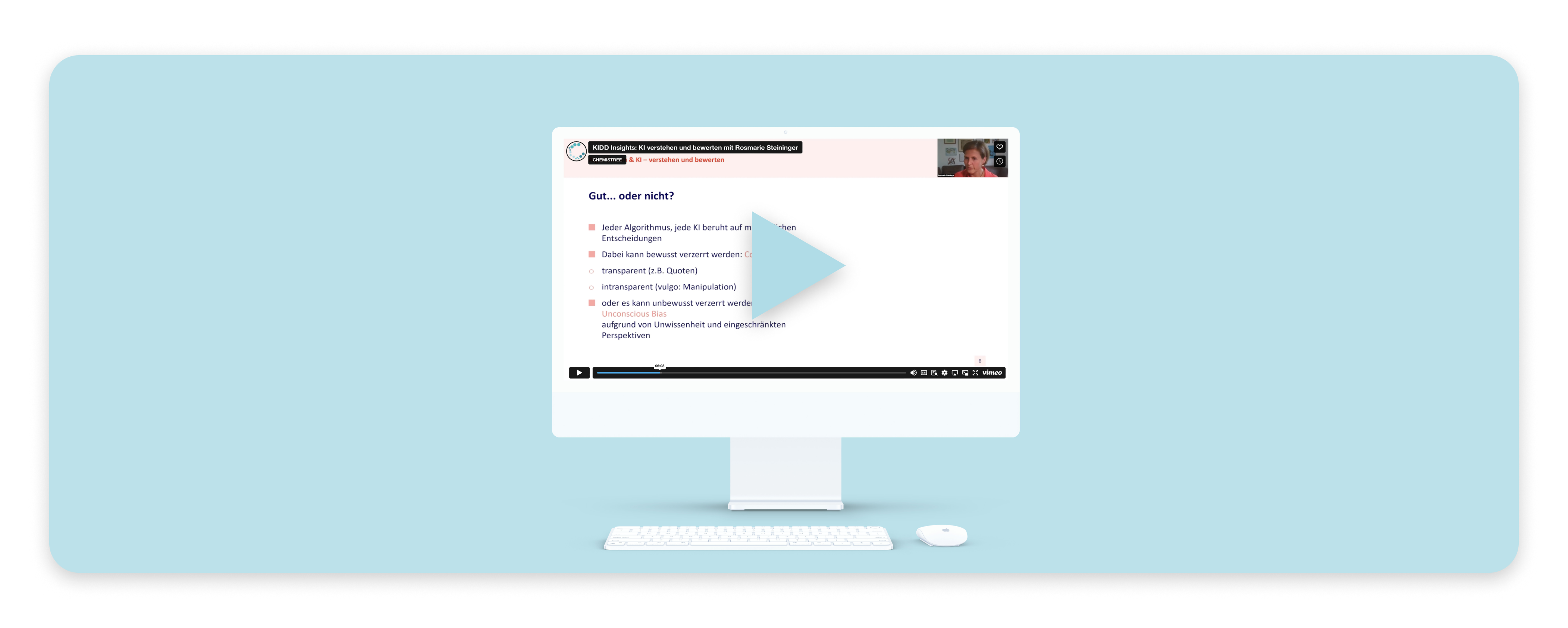 Webinar: KI verstehen und bewerten  mit Rosmarie Steininger