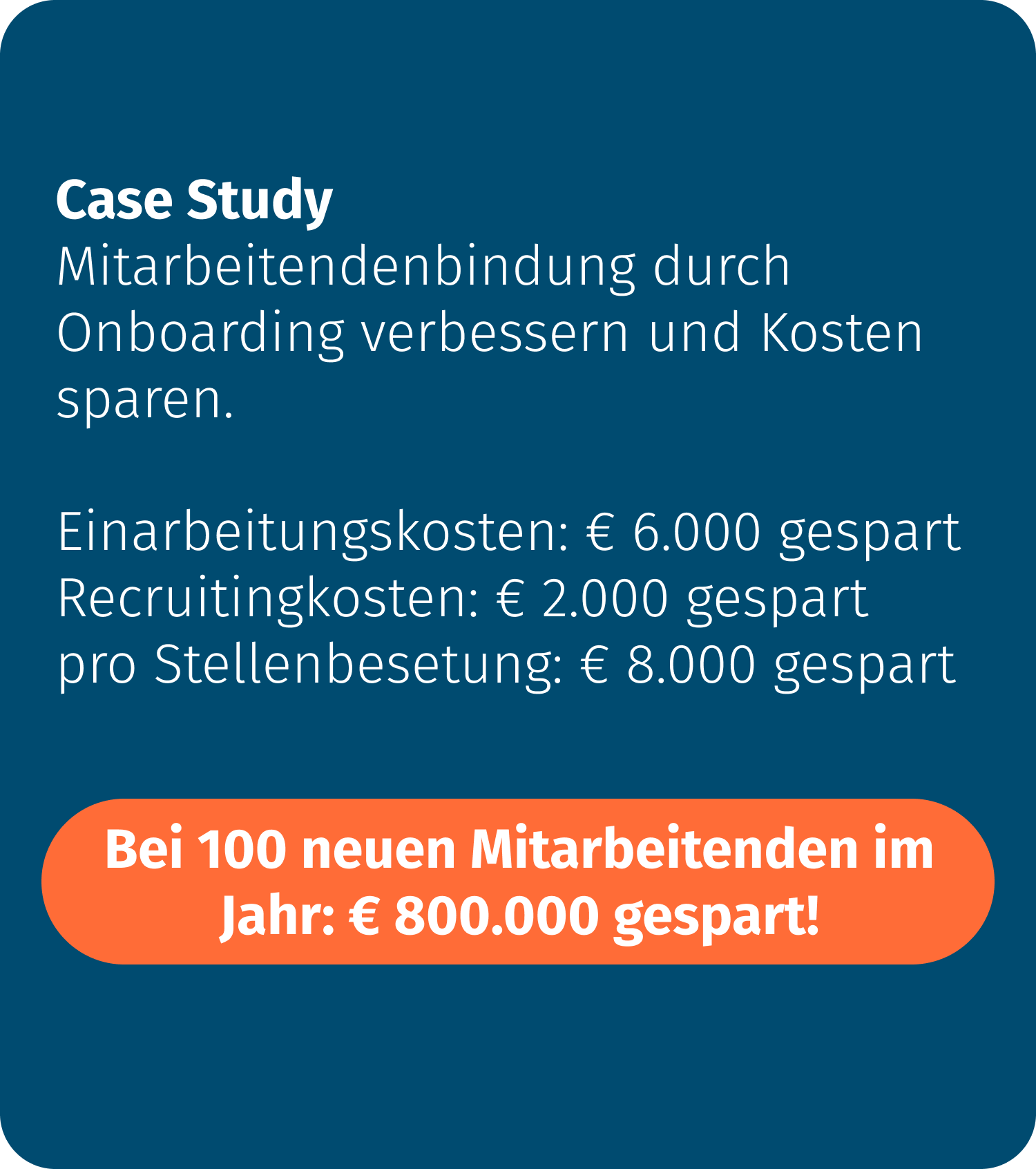 Mitarbeitendenbindung durch Onboarding verbessern und Kosten sparen.