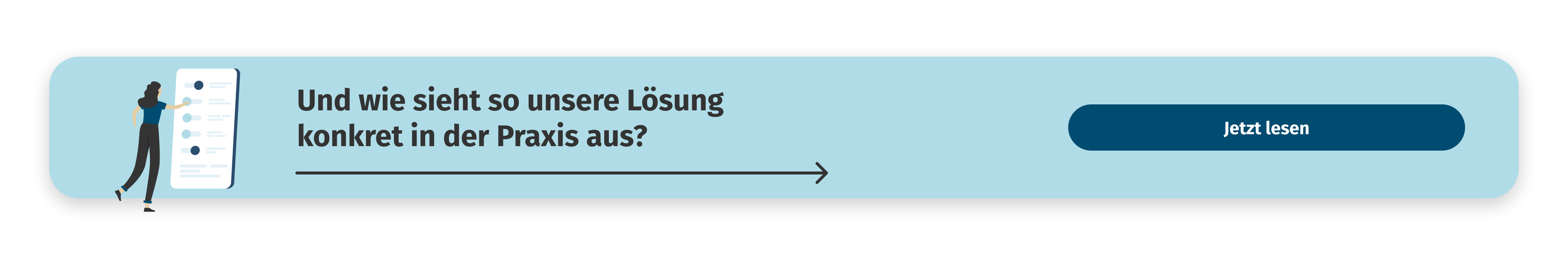 Und wie sieht so unsere Lösung<br />
konkret in der Praxis aus?
