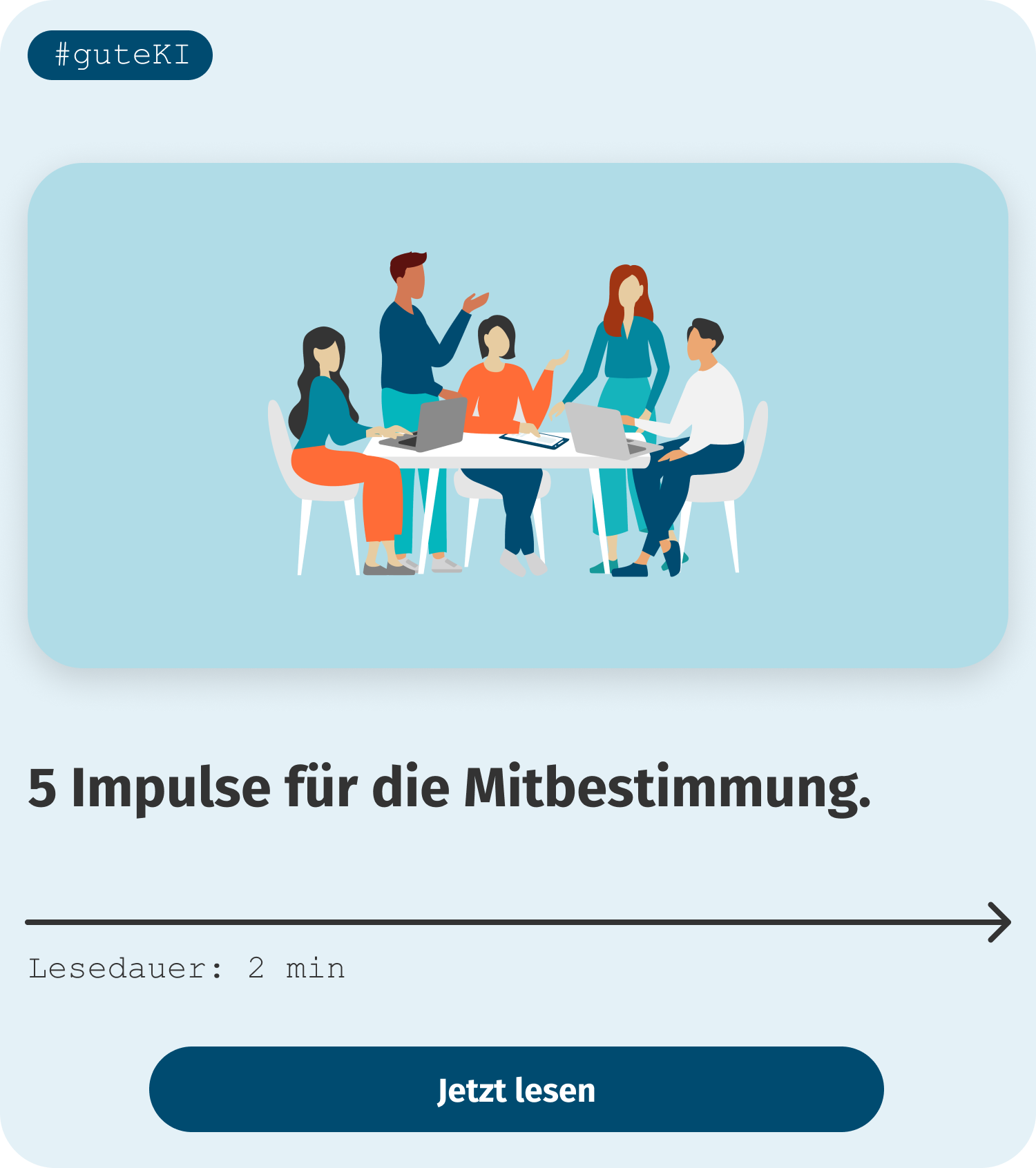 5 Impulse für die Mitbestimmung. 5 Impulse für die Mitbestimmung.